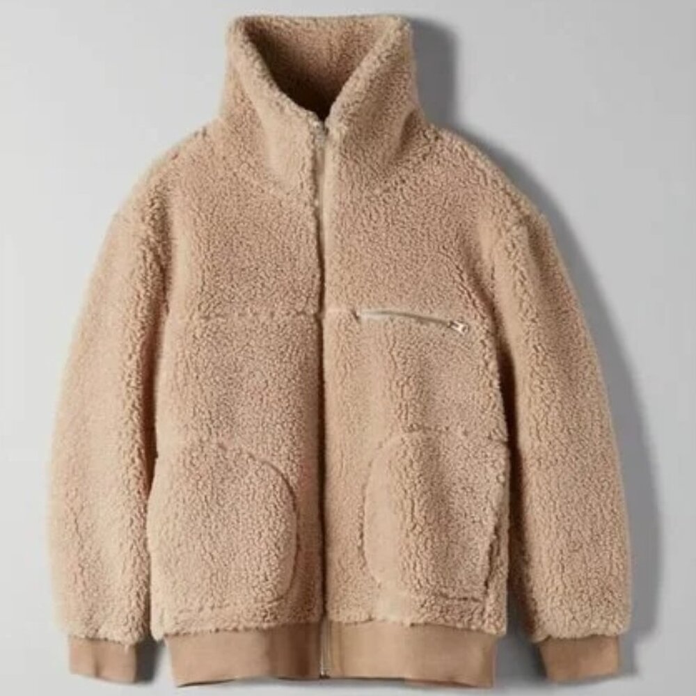 Aritzia/Wilfred Free Teddy Jacket - XXS
